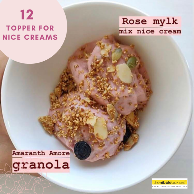 granola and nice cream