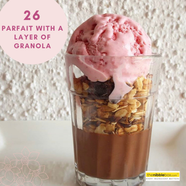 parfait with granola