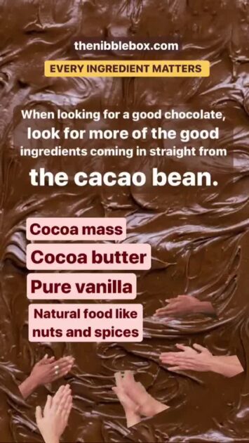 Old thenibblebox.com website The making of good chocolate 10