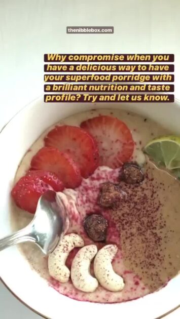 Old thenibblebox.com website blog stepsTO MAKE SUPERFOOD PORRIDGE 6